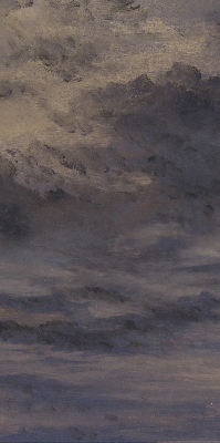 Rollo Fenster gemalter Himmel