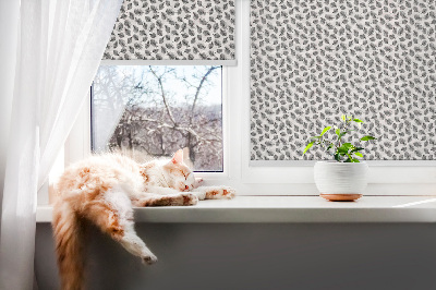 Fensterrollo innen federn