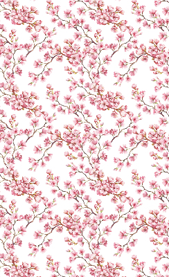 Rollo Fenster in Rosa mit Blütenblätter-Motiv
