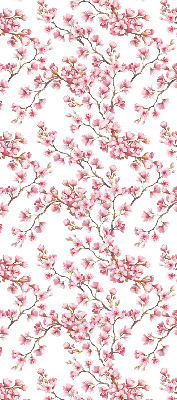 Rollo Fenster in Rosa mit Blütenblätter-Motiv