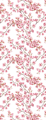 Rollo Fenster in Rosa mit Blütenblätter-Motiv