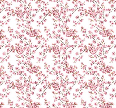Rollo Fenster in Rosa mit Blütenblätter-Motiv