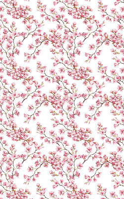 Rollo Fenster in Rosa mit Blütenblätter-Motiv