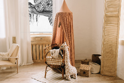 Fensterrollo mit gezeichneten Geparden auf einem Ast