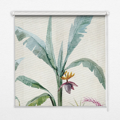 Rollo Fenster in der Ausführung Exotische Natur