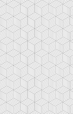 Fensterrollo innen in 3D-Würfelform