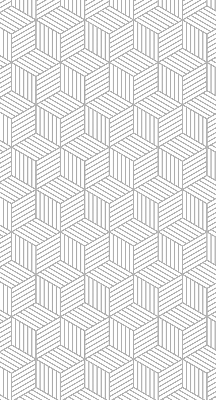 Fensterrollo innen in 3D-Würfelform
