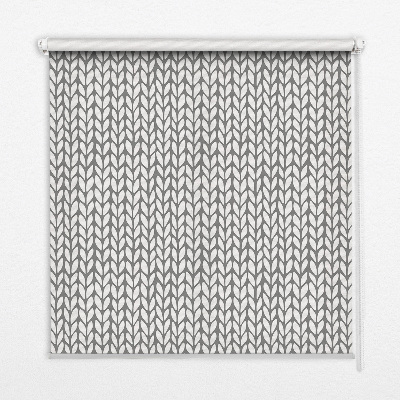 Fensterrollo in Weißtanne