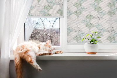 Rollo Fenster halbrund