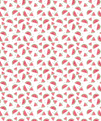 Fensterrollo innen mit Wassermelonenmotiv