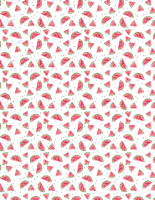 Fensterrollo innen mit Wassermelonenmotiv