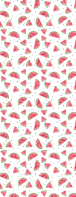 Fensterrollo innen mit Wassermelonenmotiv