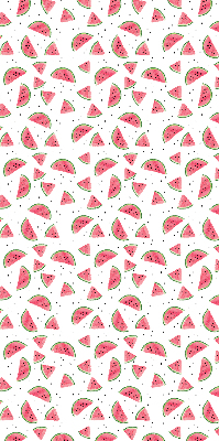 Fensterrollo innen mit Wassermelonenmotiv