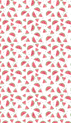 Fensterrollo innen mit Wassermelonenmotiv