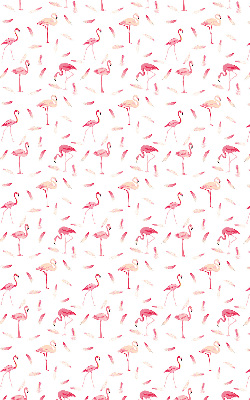 Rollo Fenster flamingos und ihre federn