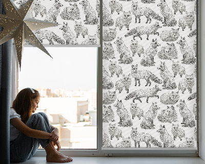 Fensterrollo innen in Graufuchs-Optik