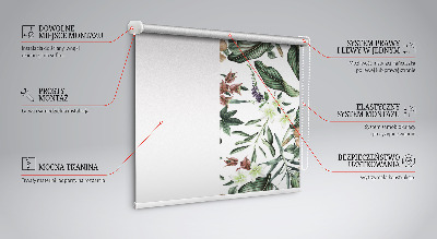 Fensterrollo in exotischer Naturoptik