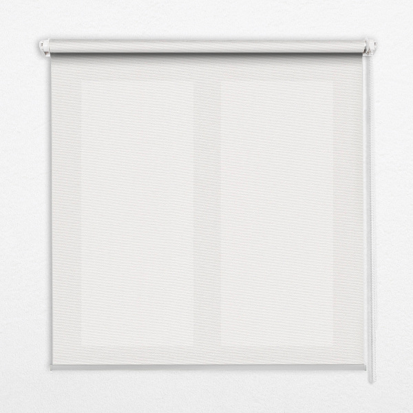 Fensterrollo innen in Weiß