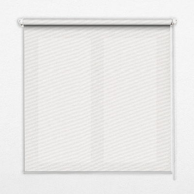 Fensterrollo innen in Weiß