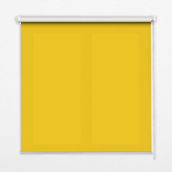 Fensterrollo innen in leuchtendem Orange