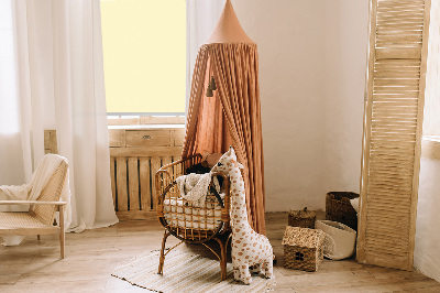 Rollo Fenster in Hellgelb