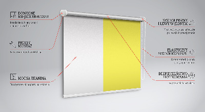 Fensterrollo gelb