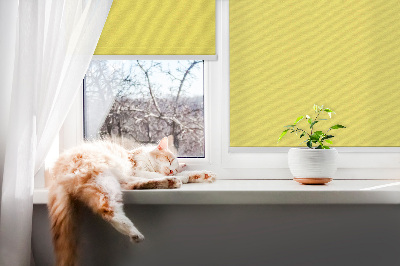 Fensterrollo gelb