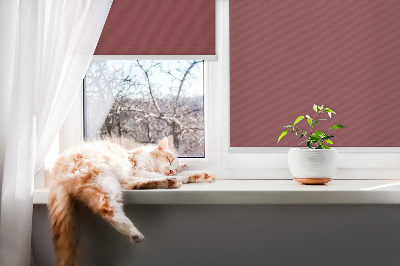 Fensterrollo innen in Rot
