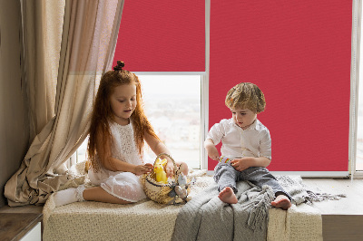 Fensterrollo rot