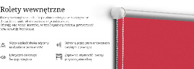 Fensterrollo rot