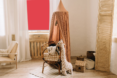Fensterrollo innen in Rot