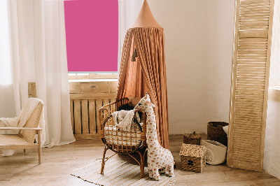 Fensterrollo rosa