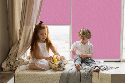 Fensterrollo rosa