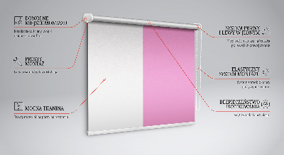 Fensterrollo rosa