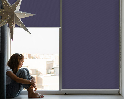 Fensterrollo innen in Dunkelviolett