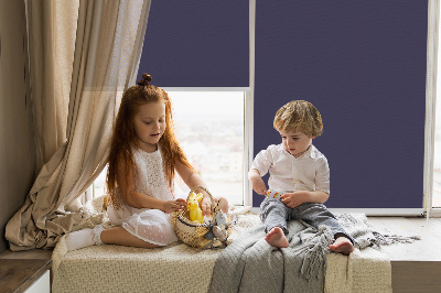 Fensterrollo innen in Dunkelviolett