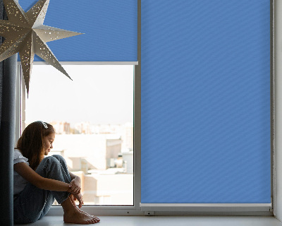 Fensterrollo blau