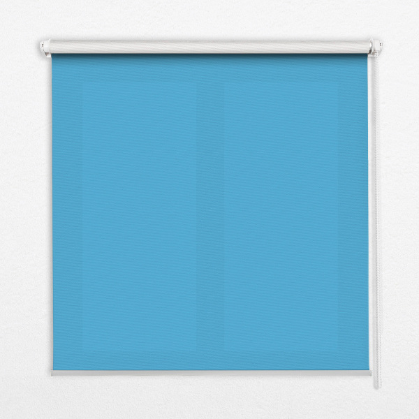 Fensterrollo innen in Blau
