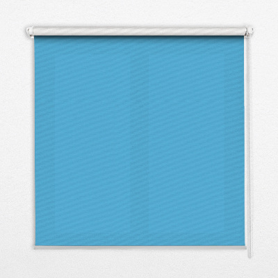 Fensterrollo innen in Blau