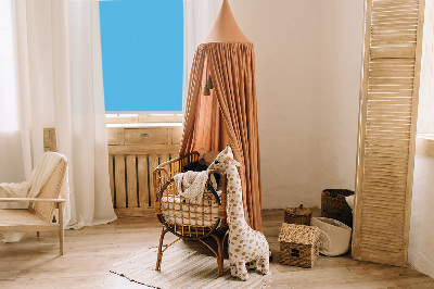Fensterrollo innen in Blau
