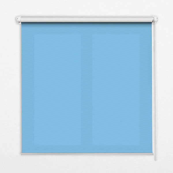 Fensterrollo innen in Blau