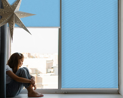 Fensterrollo innen in Blau