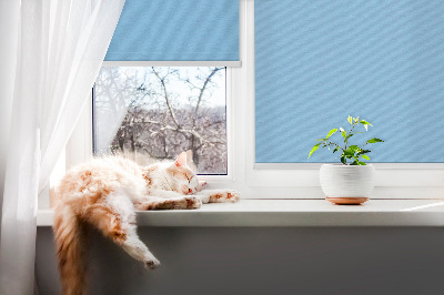 Fensterrollo innen in Blau