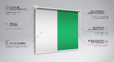 Fensterrollo innen grün
