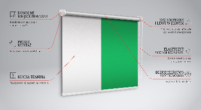 Fensterrollo innen grün