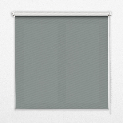 Fensterrollo in Grau