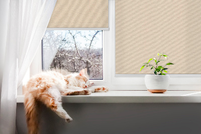 Fensterrollo beige