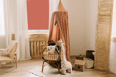 Fensterrollo innen in Rot