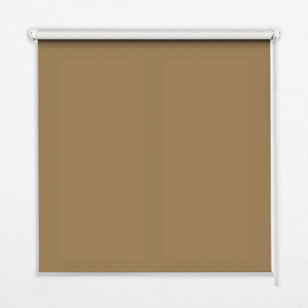 Fensterrollo innen in Braun