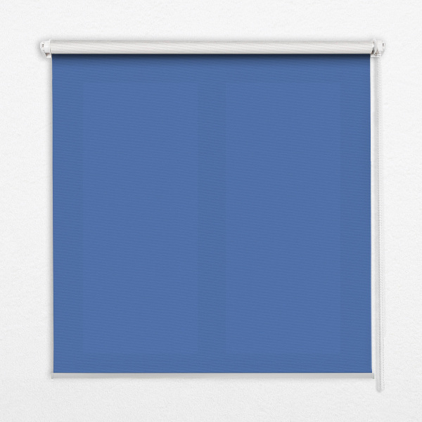 Fensterrollo in Blau
